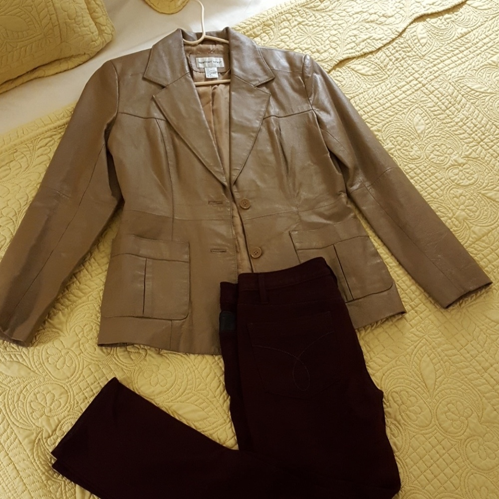 Leather jacket